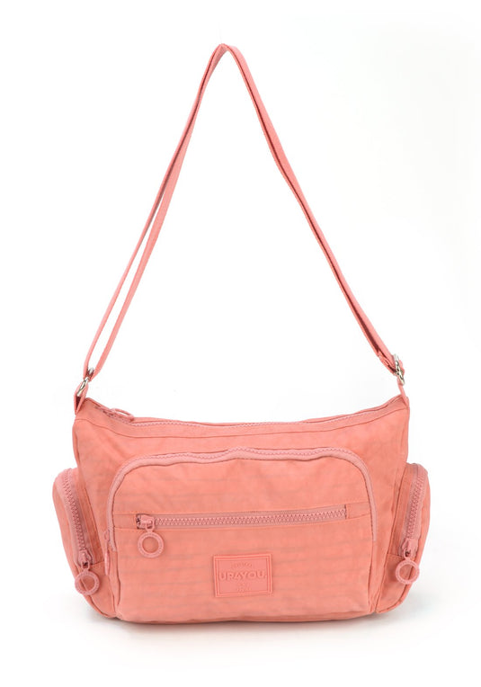 Mochila Round Moda Crinkle Up4you Pink - Unico.ROSE