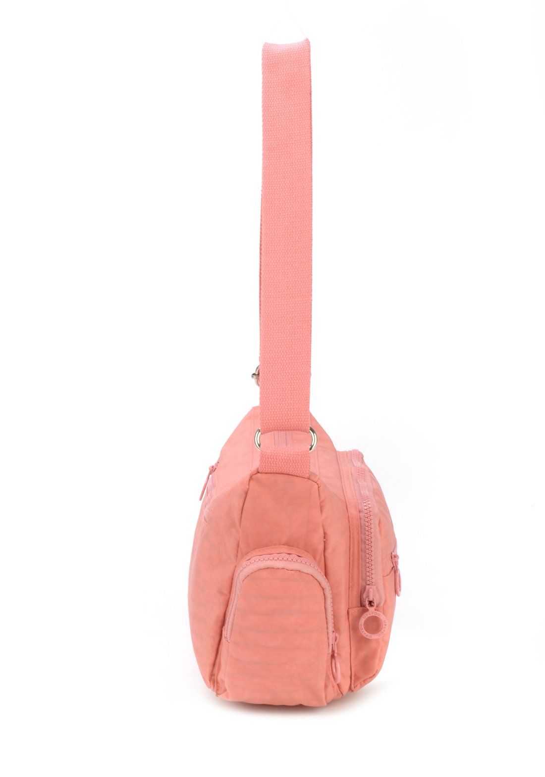 Mochila Round Moda Crinkle Up4you Rose - Unico.ROSE