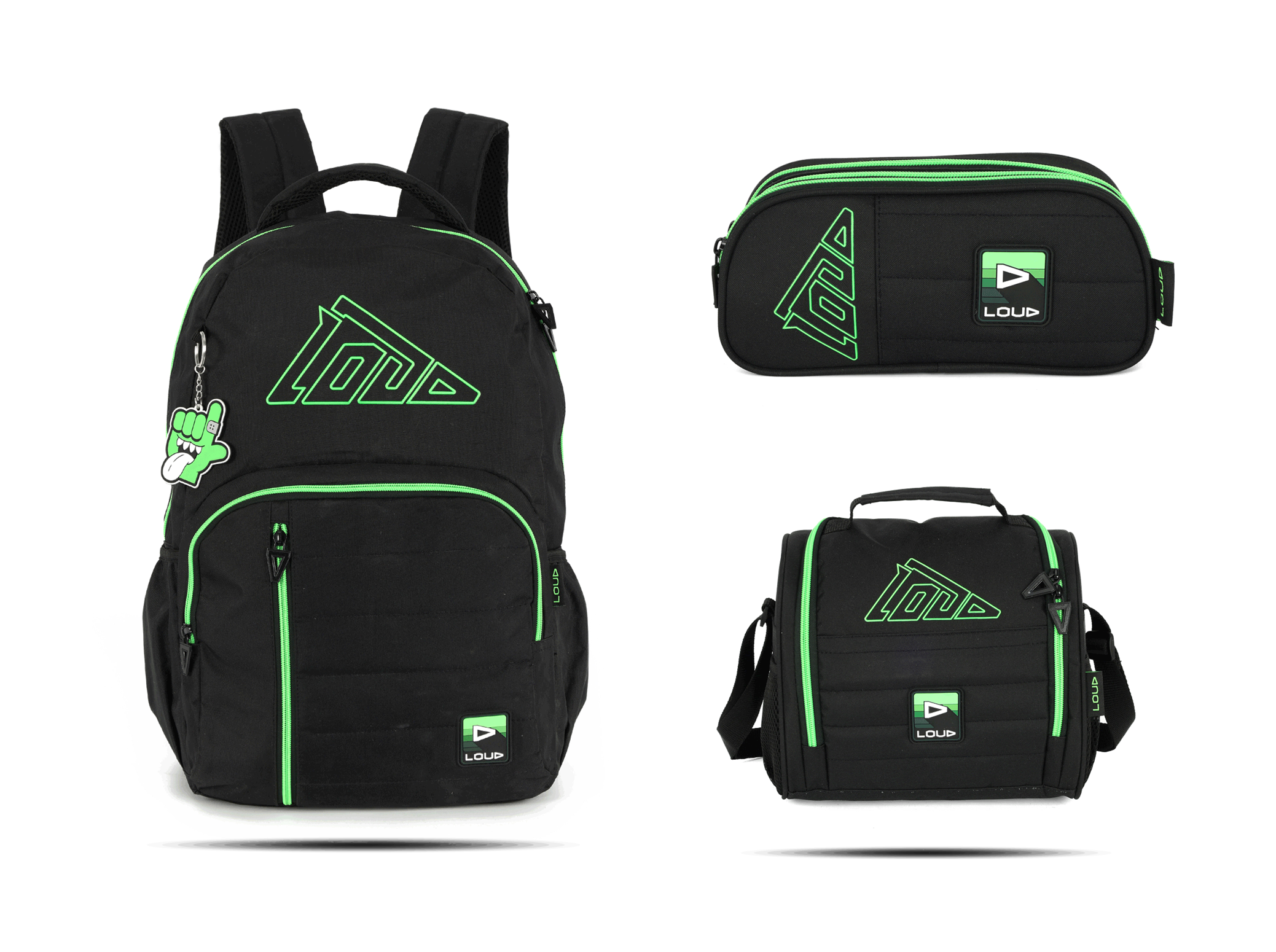 Kit Escolar Costas Juvenil LOUD - Preto